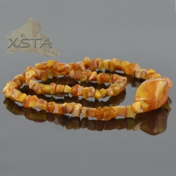 Butterscotch amber necklace for adults